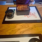 花むら - うな重、肝吸い、お新香