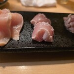 庭つ鶏 - 刺身