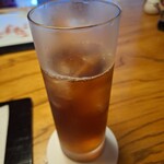 花むら - 麦焼酎吉四六ウーロン茶割り二杯目