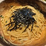 ハシヤ - 辛いたらこねぎうにいか　大盛り