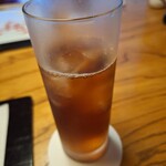 花むら - 麦焼酎吉四六ウーロン茶割り二杯目