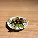 焼き鳥 悠 - 追加　鴨とフォアグラ串