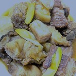 角上魚類 - これこれ‼スペアリブ　めっちゃ美味しく出来上がり♬ぷにぷにぷにょぷにょの脂身もめっちゃおいしーーーーーーーーーーーい♬