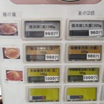 麺屋信次郎 - メニュー