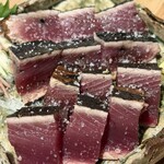 土佐みょうじん - 藁焼き鰹のたたき　絶品です♪