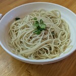 とんこつらーめん 黒竜 - 替え玉　粉落とし