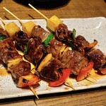 ご縁もん - 牛ハラミのBBQ串…お肉柔らかく美味しかった♡