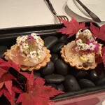 レザンファン ギャテ - 秋の味覚のタルトレット