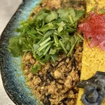 スパイシーカリーハウス 銀座半月 - ひじきキーマ