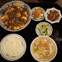 白碗竹快樓 祇園店 - 四川麻婆豆腐定食（1200円）