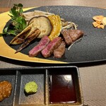 池袋　鉄板焼　ORCA - 仙台牛と野菜の鉄板焼き