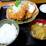 とんかつ すず広 - 料理写真:えびかつ定食※ヒレ選択