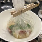 クイントカント - カルトッチョ（オナガタイ 蛤 カニ 蕪）