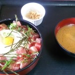 まぐろレストラン - 山かけ丼定食１０００円(201411)
