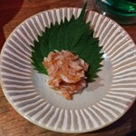 新宿 思ひ出酒場 えんなすび - ベスト3に入る梅水晶。