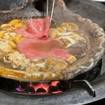 焼肉牛印 - きのことしゃぶしゃぶ