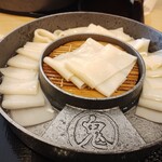 花山うどん 本店 - 鬼ひもかわ並盛