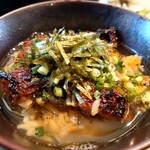 うなぎ四代目菊川 - ミニひつまぶし(3杯目はお茶漬けで)