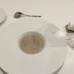 トレ・デュニオン - ランチ　マッシュルームのスープ