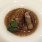 トレ・デュニオン - ランチ　フォアグラのポワレ