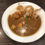CoCo壱番屋 - ハーフイカやさいFCカレー（3辛）税込1,142円