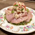 創作料理Ryota  - ・北海道羅臼産ブリと香草野菜のカルパッチョ　大根のマリネソース（¥4,480）