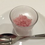 トレ・デュニオン - ランチ　ハーブティーのグラニテ