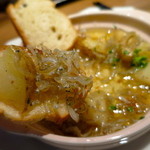 肉バルイタリアン ふぇりちった - ホクホクのじゃが芋としらすの塩気が絶妙で美味しい♪