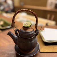 北新地 天ぷら 拾幸 - 土瓶蒸し