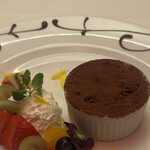 ベンジャミンステーキハウス - デザート（記念プレート）