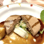 リストランテ ピノキオ - 宮崎鶏　白レバーのプティング　　byまみこまみこ