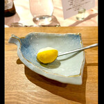 リストランテ ピノキオ - 自家栽培柚子のシャーベット　　byまみこまみこ