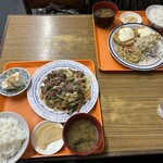 欣ちゃん - 料理写真:焼肉定食850円、チキン南蛮定食650円
