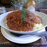 アーモンド - ボロネーゼ（大盛）1,100円（ドリンク付き）