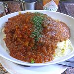 アーモンド - ボロネーゼ（大盛）1,100円（ドリンク付き）