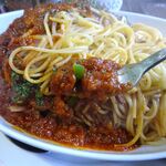 アーモンド - ボロネーゼ（大盛）1,100円（ドリンク付き）