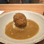 京町堀 なかむら - ミンチカツカレー