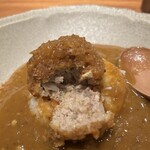 京町堀 なかむら - ミンチカツカレー