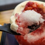 川越 これがかき氷 - ピントが合わなかった〜✧⁠\⁠(⁠>⁠o⁠<⁠)⁠ﾉ⁠✧