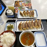 リンガーハット - 料理写真:ぎょうざ7個定食+餃子5個