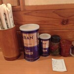 ケンチャンラーメン - 調味料