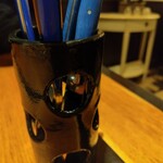 レストランRyu - 手造りナイフとフォーク入れ