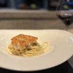 麻布料理店 Tokyo Wagyu Steak - 白子と下仁田ネギのパスタ