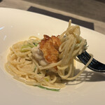 麻布料理店 Tokyo Wagyu Steak - 白子と下仁田ネギのパスタ