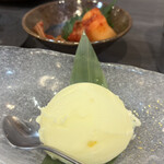 宮崎牛焼肉 松心 - 柚子シャーベット