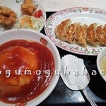 餃子の王将 - 天津飯セット