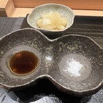 寺子屋 すし匠 - むらさき・塩・ガリ