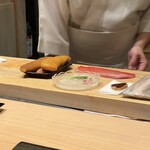 寺子屋 すし匠 - お好みネタのアナウンス