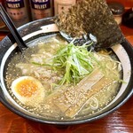 ニボシの恵 - あっさり塩+チャーマヨ丼（細麺選択）