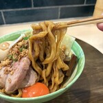 手打麺祭 かめ囲 - 特製あぶらそば1650円